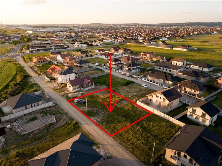 Teren intravilan de 1000 mp, în Aeroport