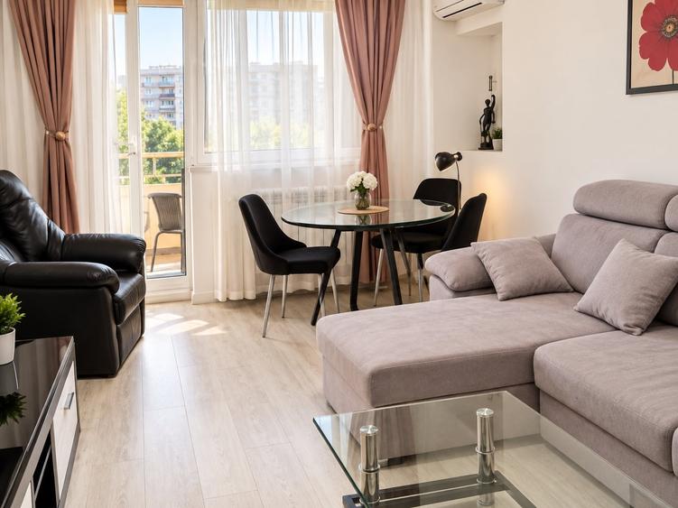 Apartament cu 2 camere decomandat, mobilat în Unirii