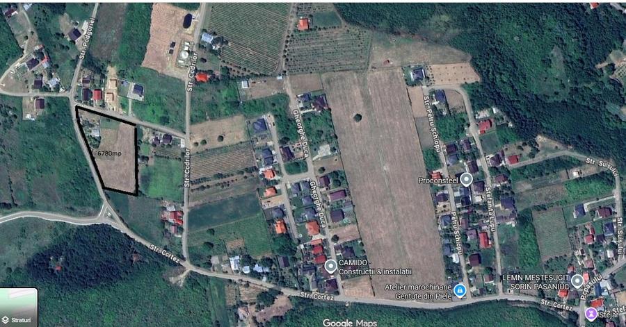 Teren Construcții intravilan de 6780 mp, în Ciurea