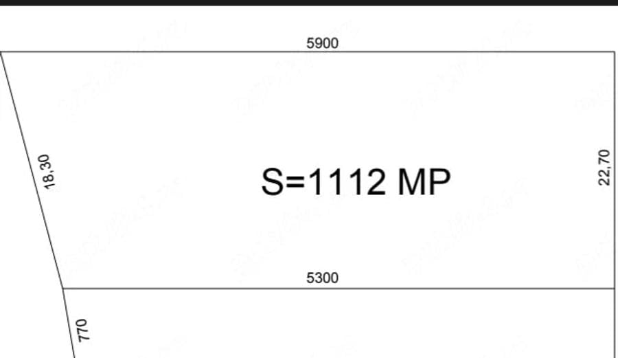 Teren de 1112 mp, în Hamba