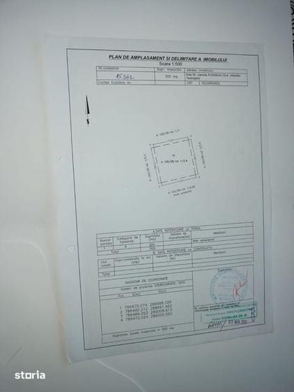 Teren de 305 mp, în Central