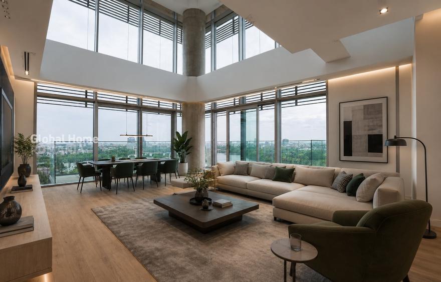 Penthouse cu 4 camere decomandat în Aviației