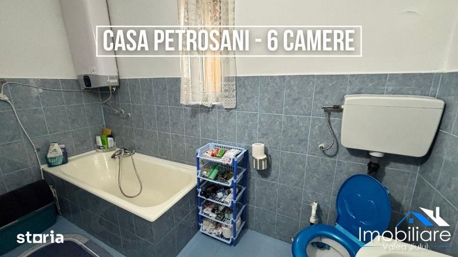 Casă cu 6 camere cu Teren 860 Mp în Petrila