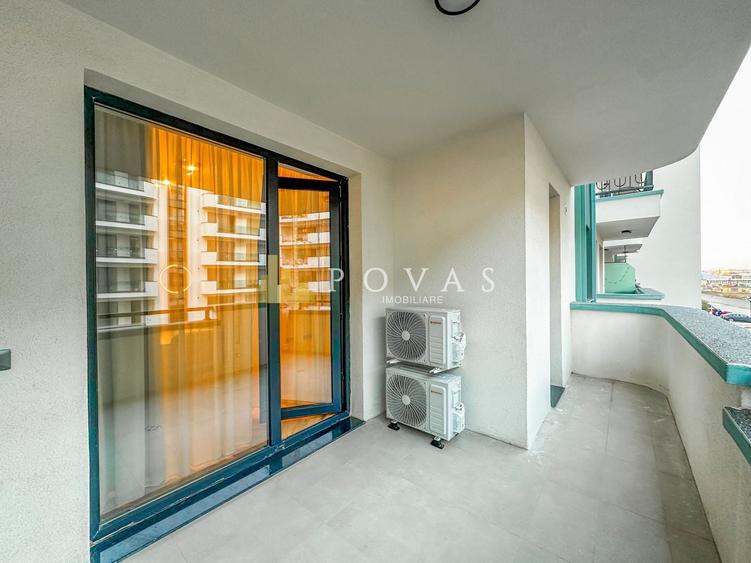 Apartament cu 2 camere semidecomandat, mobilat în Pipera