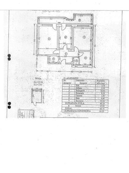 Apartament cu 2 camere decomandat în Ultracentral