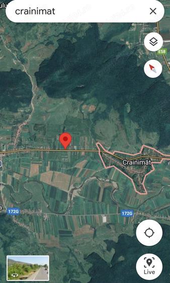 Teren de 6200 mp, în Crainimăt