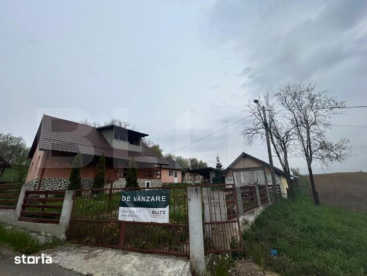 Casă cu 2 camere cu Teren 500 Mp în Central