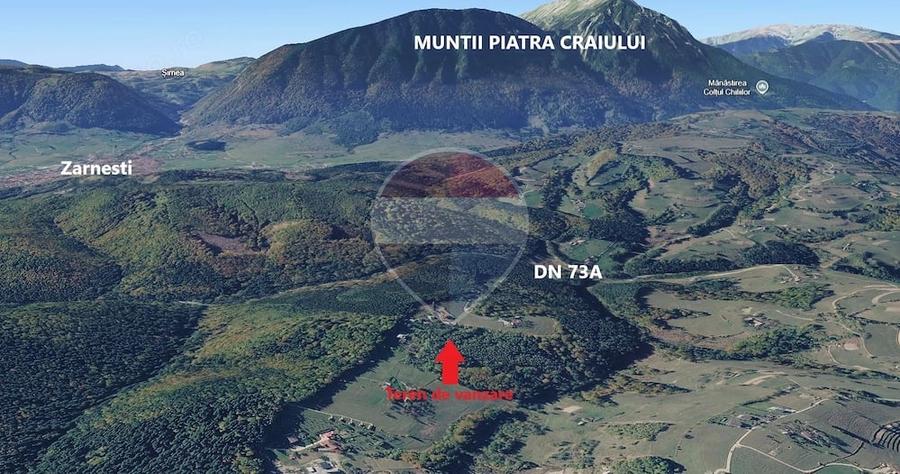 Teren de 1092 mp, în Poiana Mărului