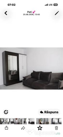 Apartament cu 3 camere semidecomandat în Central