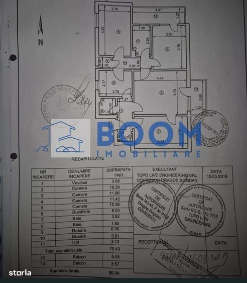 Apartament cu 4 camere decomandat în Traian
