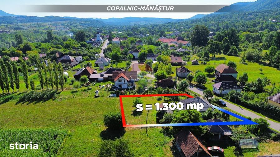 Casă cu 2 camere cu Teren 1300 Mp în Copalnic
