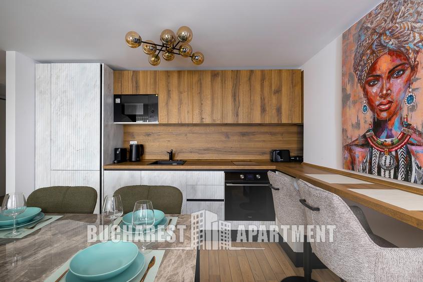 Apartament cu 3 camere decomandat, mobilat în Cotroceni