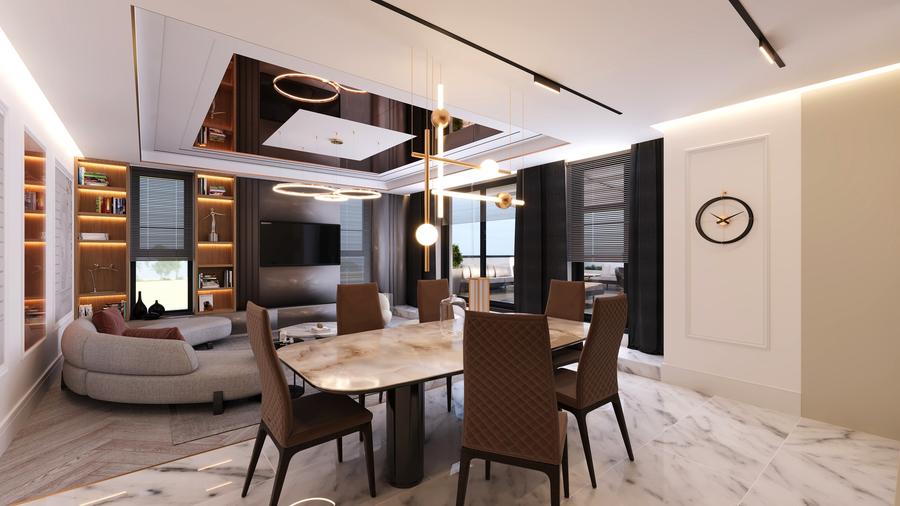 Duplex 4 camere tip 2 cu terasa | HILS Titanium Ansamblu rezidential nou - 10