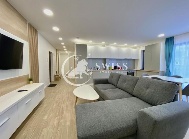 Apartament cu 2 camere semidecomandat, mobilat în Central