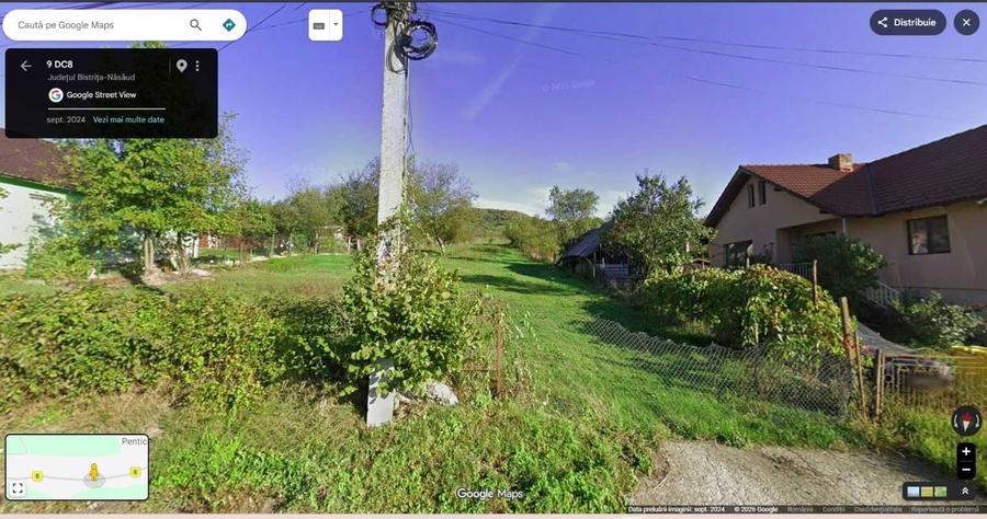 Teren de 2000 mp, în Ghinda
