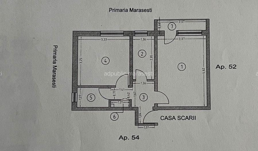 APARTAMENTE + GARAJ 20 MP, MARASESTI Pret total: 60.000 Se vand la pachet doua apartamente si un garaj, situate in orasul Marasesti, Vrancea