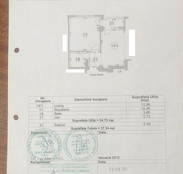 Apartament cu 2 camere semidecomandat, mobilat în Central