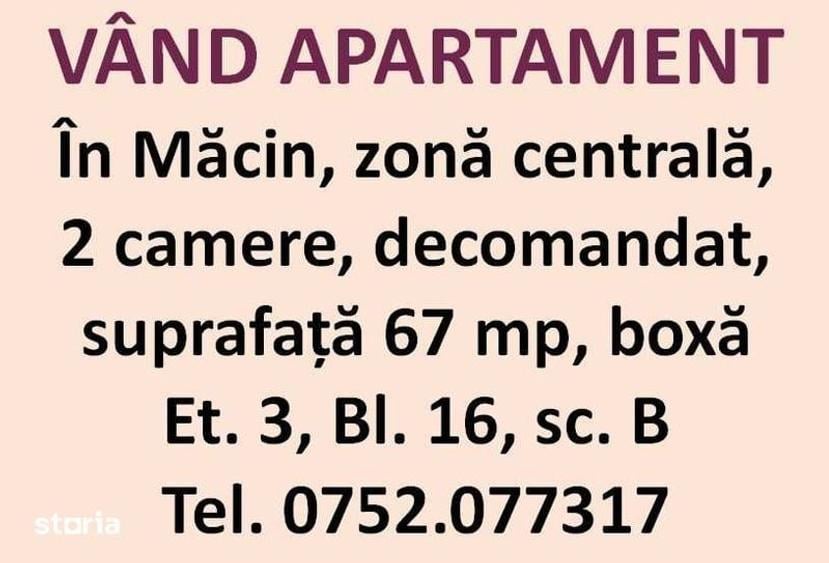Apartament cu 2 camere decomandat în Central