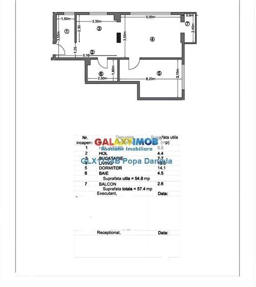 Apartament cu 2 camere în Mihai Bravu
