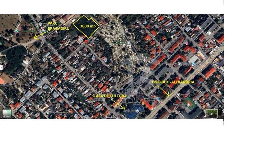 Teren Construcții intravilan de 3808 mp, în Central