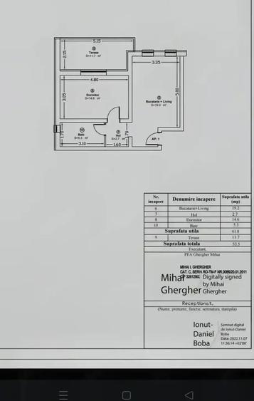 Apartament cu 2 camere decomandat în Giroc