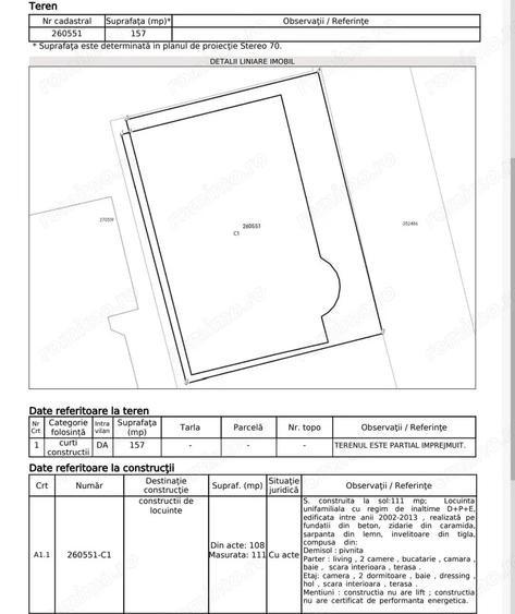 Casă cu 5 camere cu Teren 157 Mp în Central
