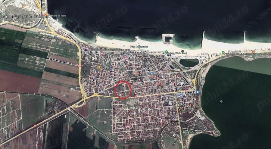 Teren de 1875 mp, în Eforie
