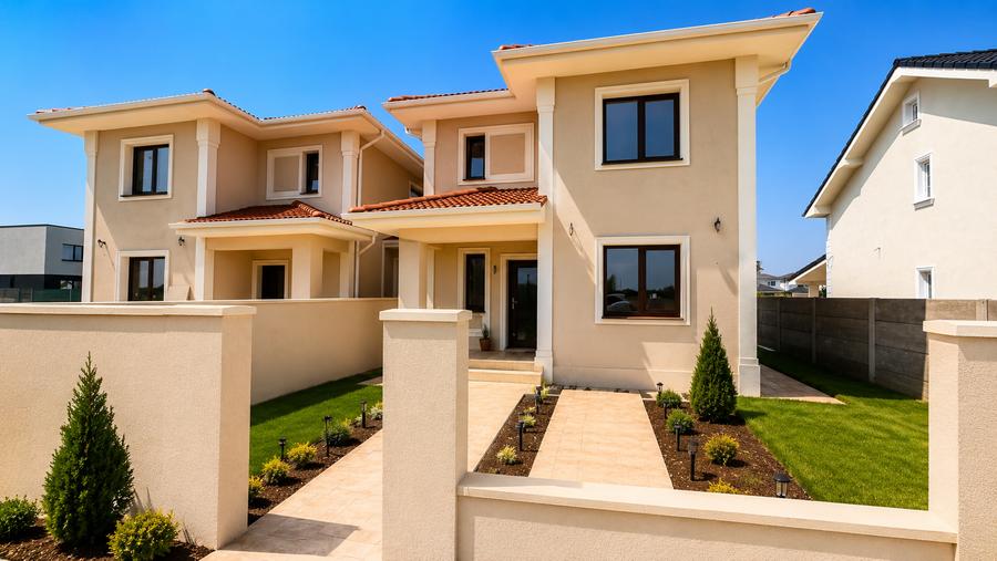 Duplex cu 5 camere cu Teren 397 Mp în Moșnița Nouă