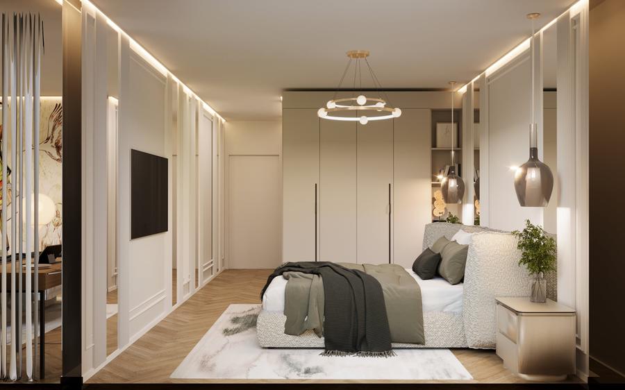 Apartament cu 4 camere semidecomandat în Domenii