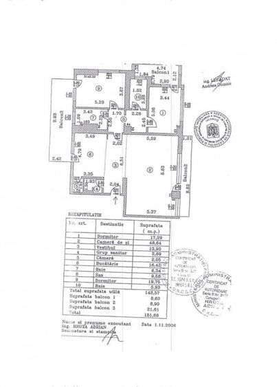 Apartament cu 3 camere decomandat, mobilat în Herăstrău