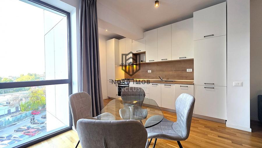 Apartament cu 2 camere semidecomandat, mobilat în Aviației