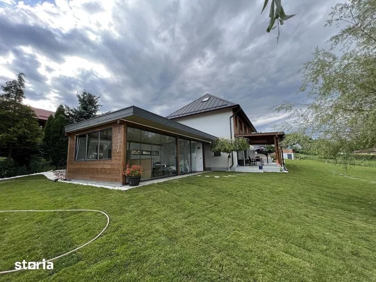 Vila moderna cu piscina pe lac l la cheie l 2530 mp teren l Geaca-CLuj - 3