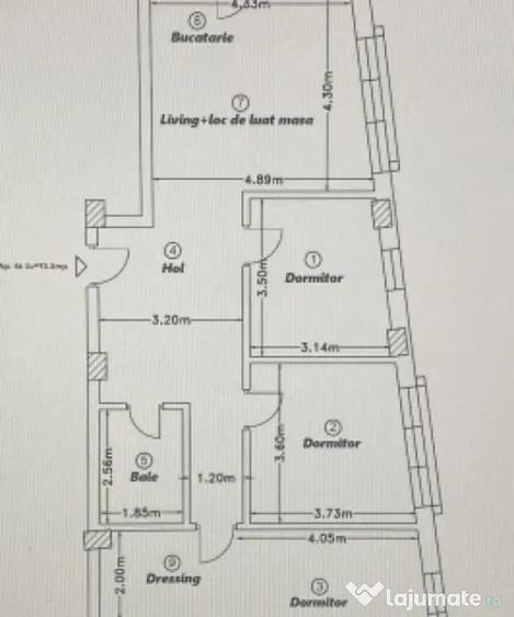 Apartament 4 camere, 93,30mp | Zona Calea Baciului | Cluj-Na - Cluj-Napoca (Cluj) - 3