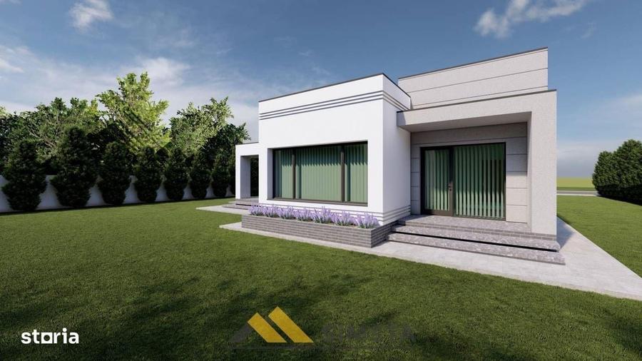 Casă cu 3 camere cu Teren 1290 Mp în Oșorhei