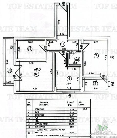 Apartament 3 camere de vanzare in Dobroesti - 1