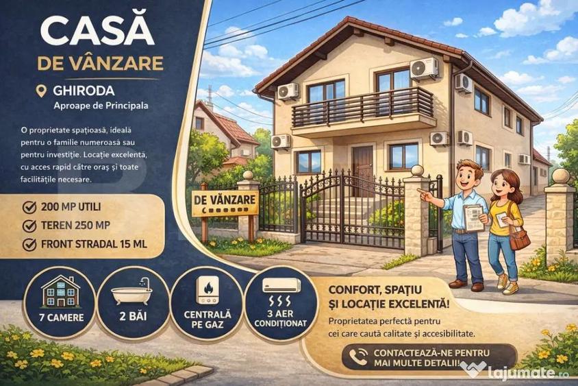 Casa de vanzare Ghiroda aproape de principala 200mp utili - 1