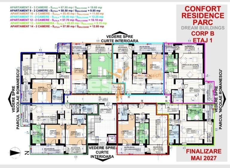 Apartament cu 2 camere decomandat în Șimnicu de Sus