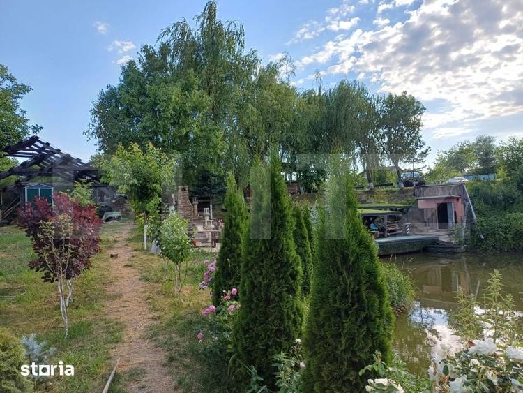 Teren intravilan 60 ari cu iaz si cabana, zona Ilisesti - 1
