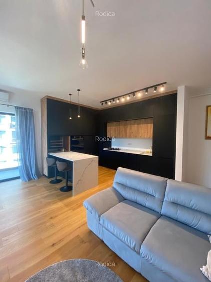 Apartament cu 2 camere semidecomandat, mobilat în Voluntari