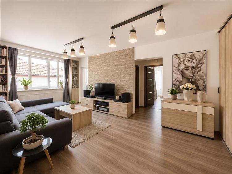 Apartament cu 3 camere semidecomandat în Andrei Mureșanu