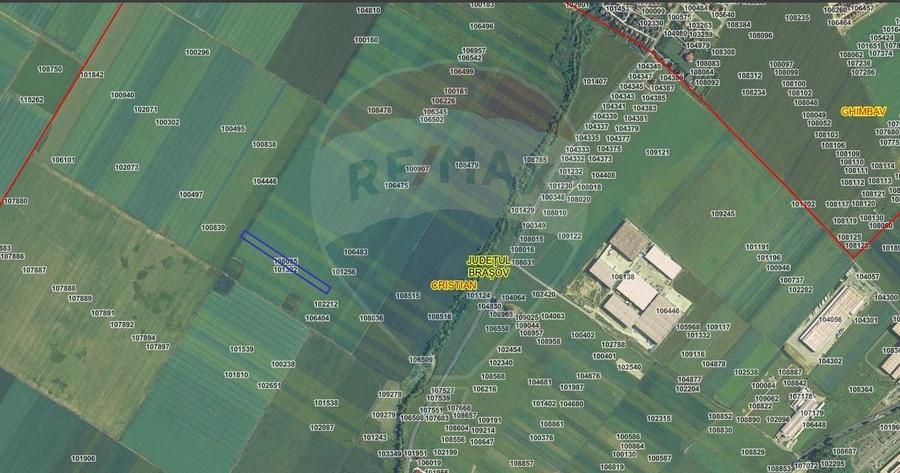 Teren agricol extravilan de 9650 mp, în Cristian