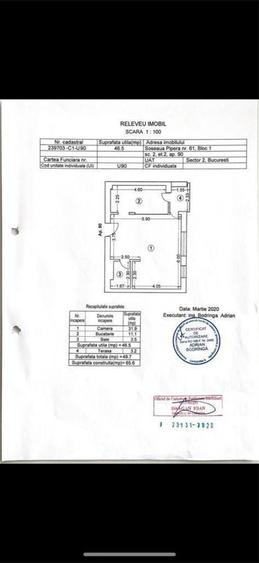 Garsonieră decomandată în Exterior Vest