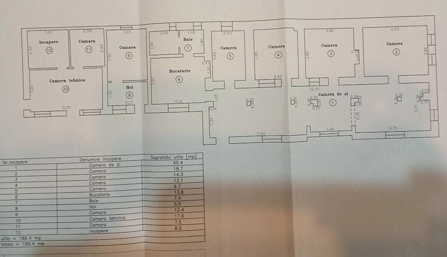 Casă cu 6 camere cu Teren 1600 Mp în Aradului