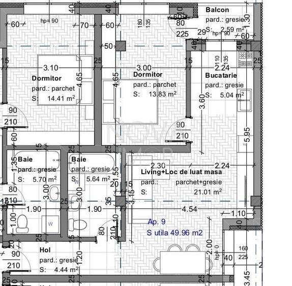Apartament cu 2 camere semidecomandat în Șelimbăr