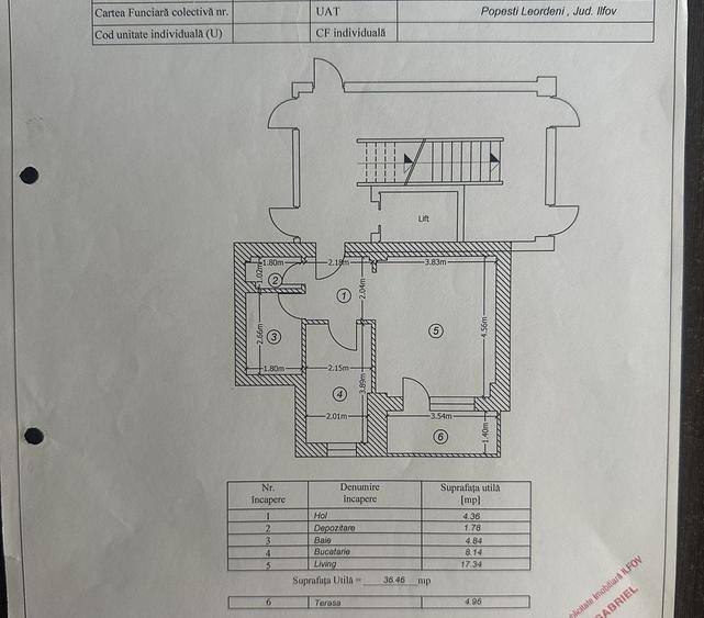 Garsonieră decomandată în Central