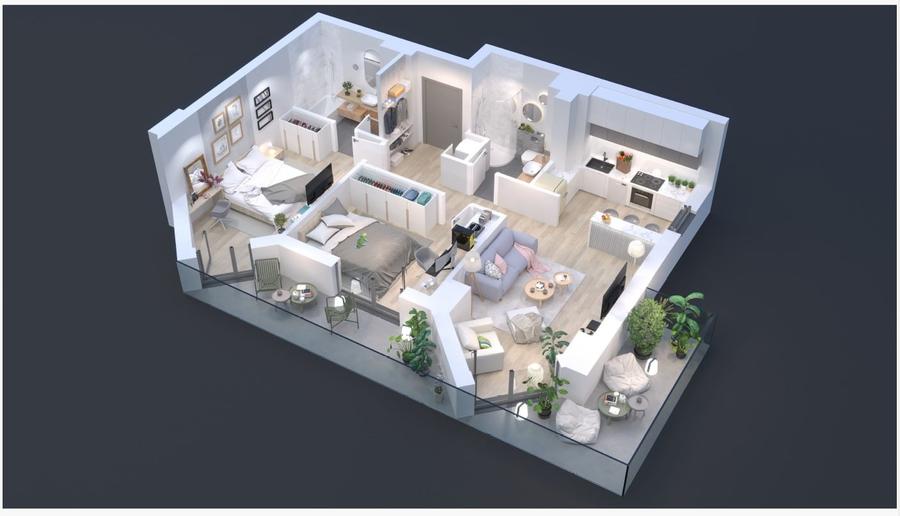 Apartament cu 3 camere decomandat în 13 Septembrie