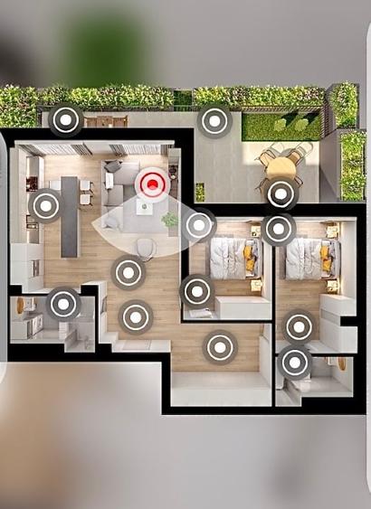 Apartament cu 3 camere circular în Lipovei