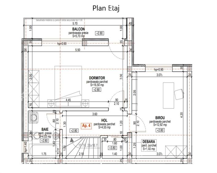 Casă cu 3 camere cu Teren 709 Mp în Central