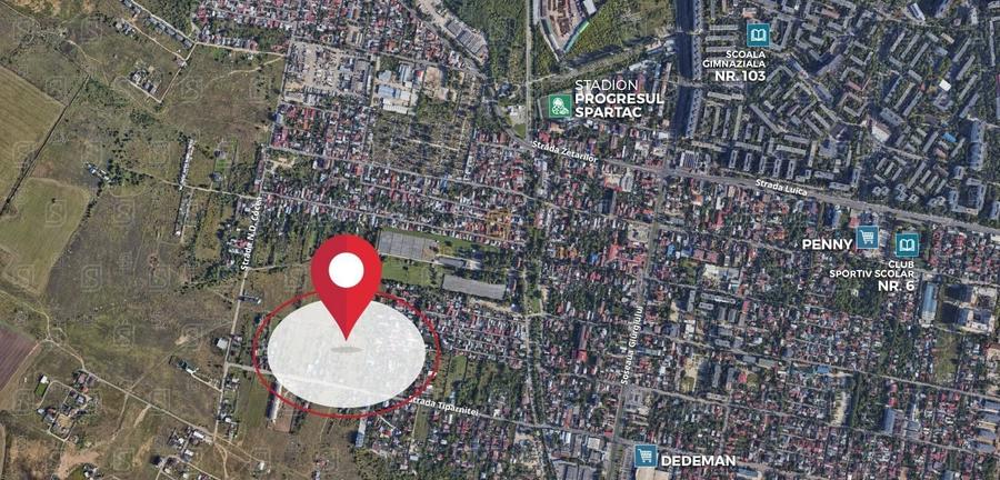 Teren agricol intravilan de 6261 mp, în Giurgiului