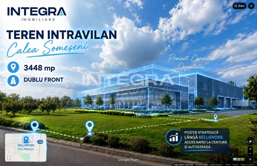 Teren Construcții intravilan de 3448 mp, în Someșeni